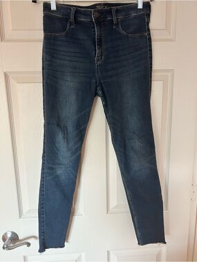 Abercrombie & Fitch Dark Indigo High-Rise Jean Legging